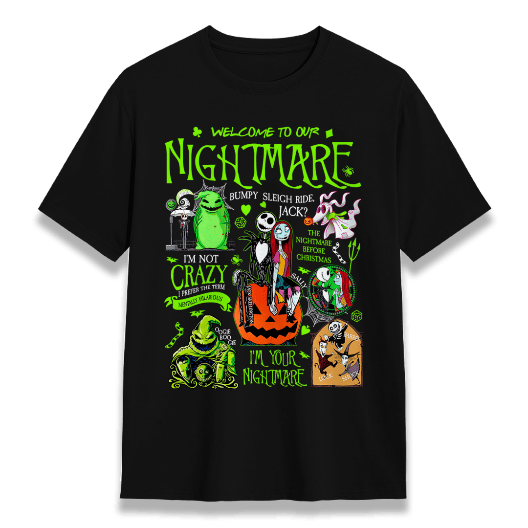 Nightmare Before Christmas Playera ExtraÃ±o Mundo De Jack Playera