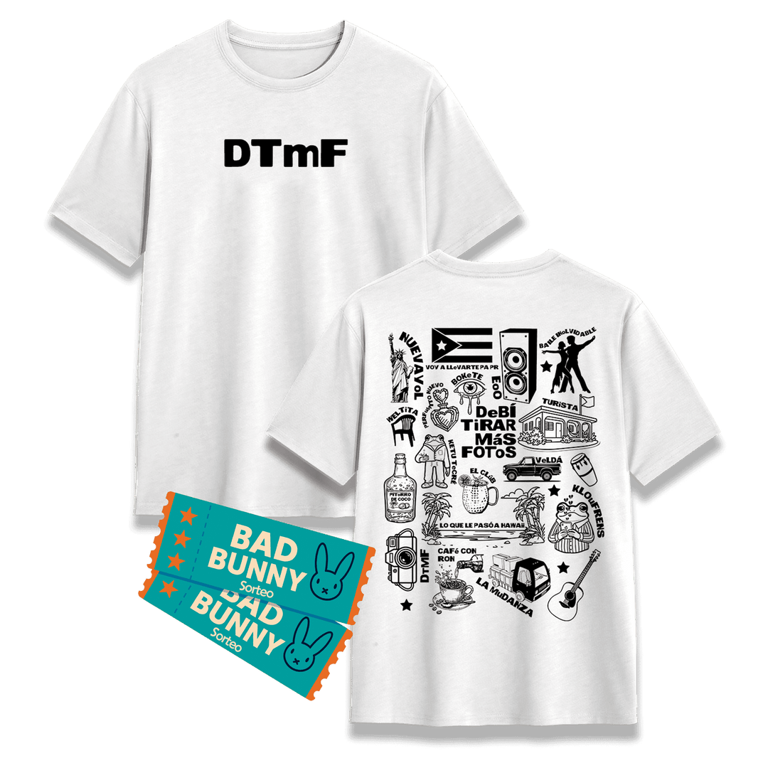 Camiseta Edición Limitada Bad Bunny – Sorteo VIP 🔥